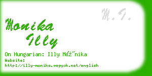 monika illy business card